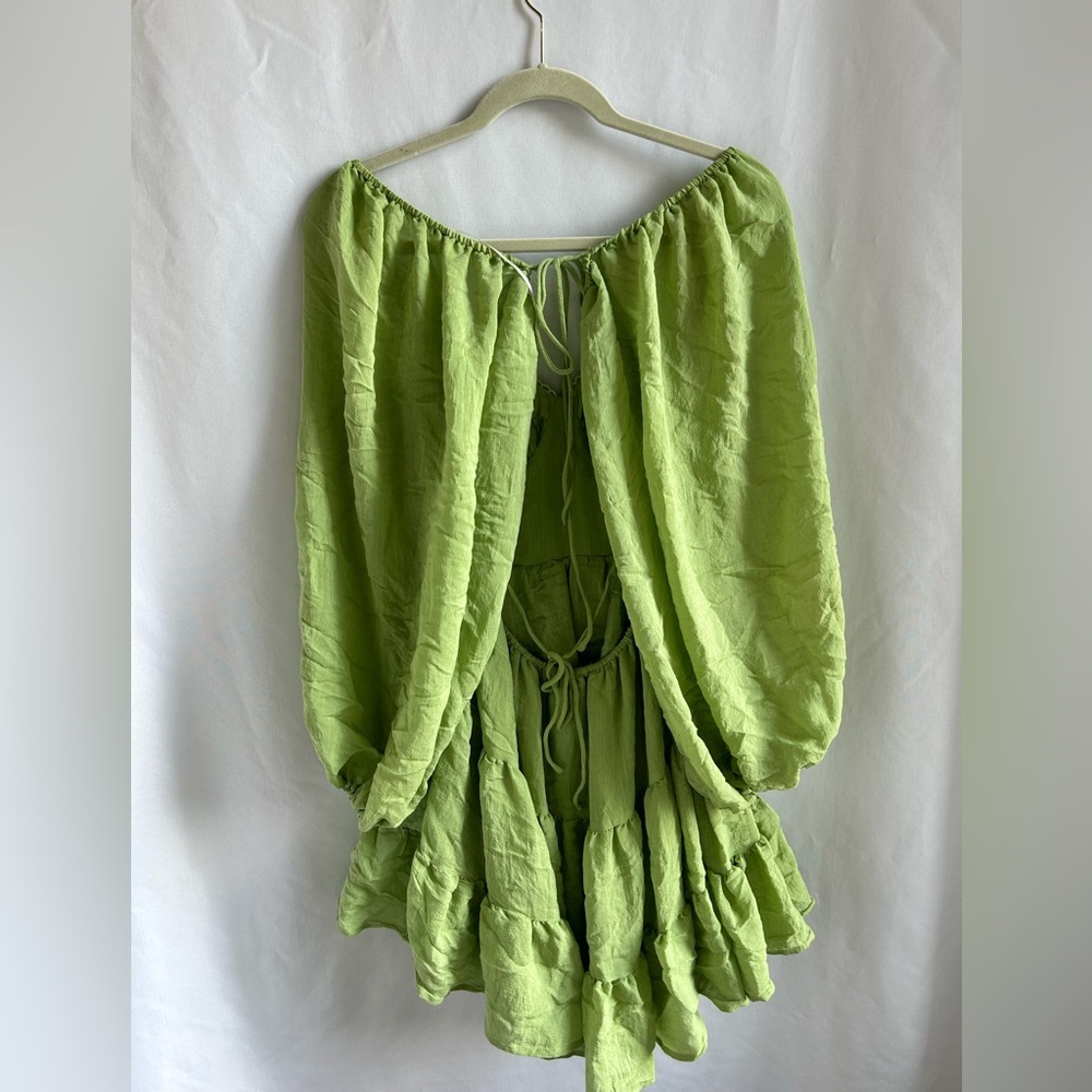 Princess Polly Light Green Sun Dress - Picture 6 of 7